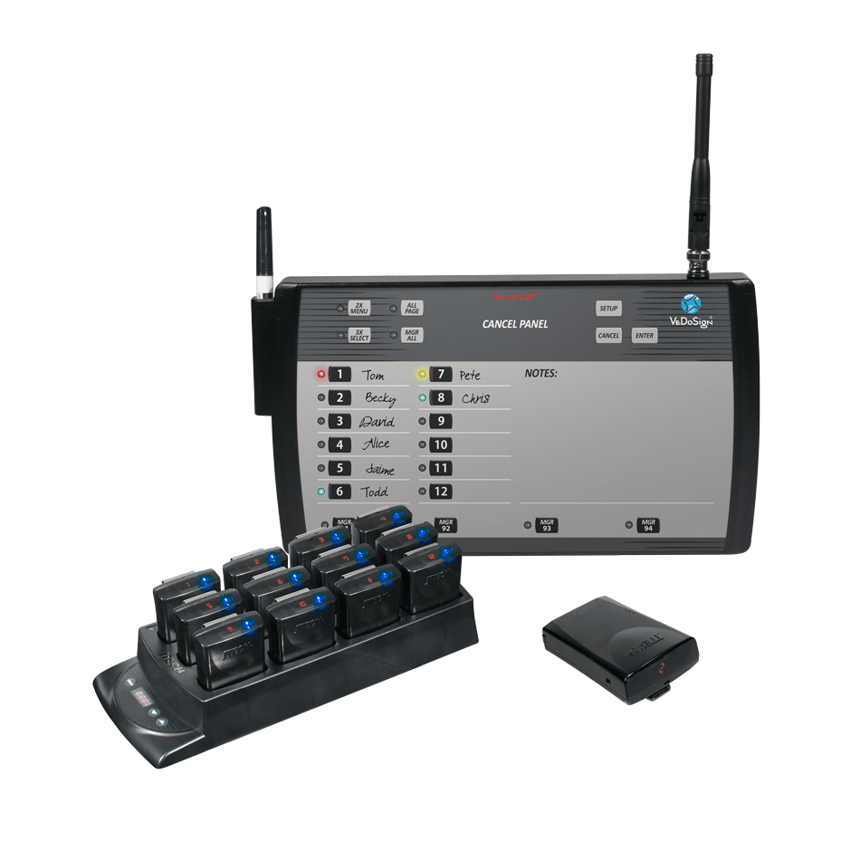 Compleet Keuken Oproepsysteem 12 Pagers Compleet Keuken Oproepsysteem 12 Pagers