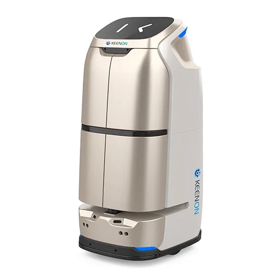 W3 Hotel Room Service Robot Schuin