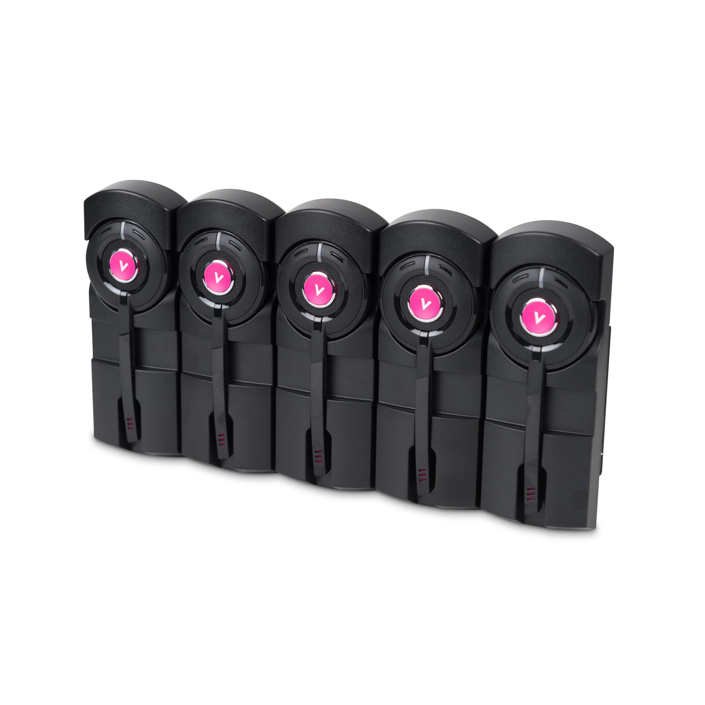 Oplaadstation Met Muurbevestiging Voor Vijf VoCoVo S4 Headsets Oplaadstation Met Muurbevestiging Voor Vijf VoCoVo S4 Headsets