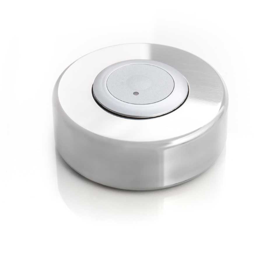 EasyCall Oproepknop Zilver Met Zilveren Knop EasyCall Oproepknop Zilver Met Zilveren Knop