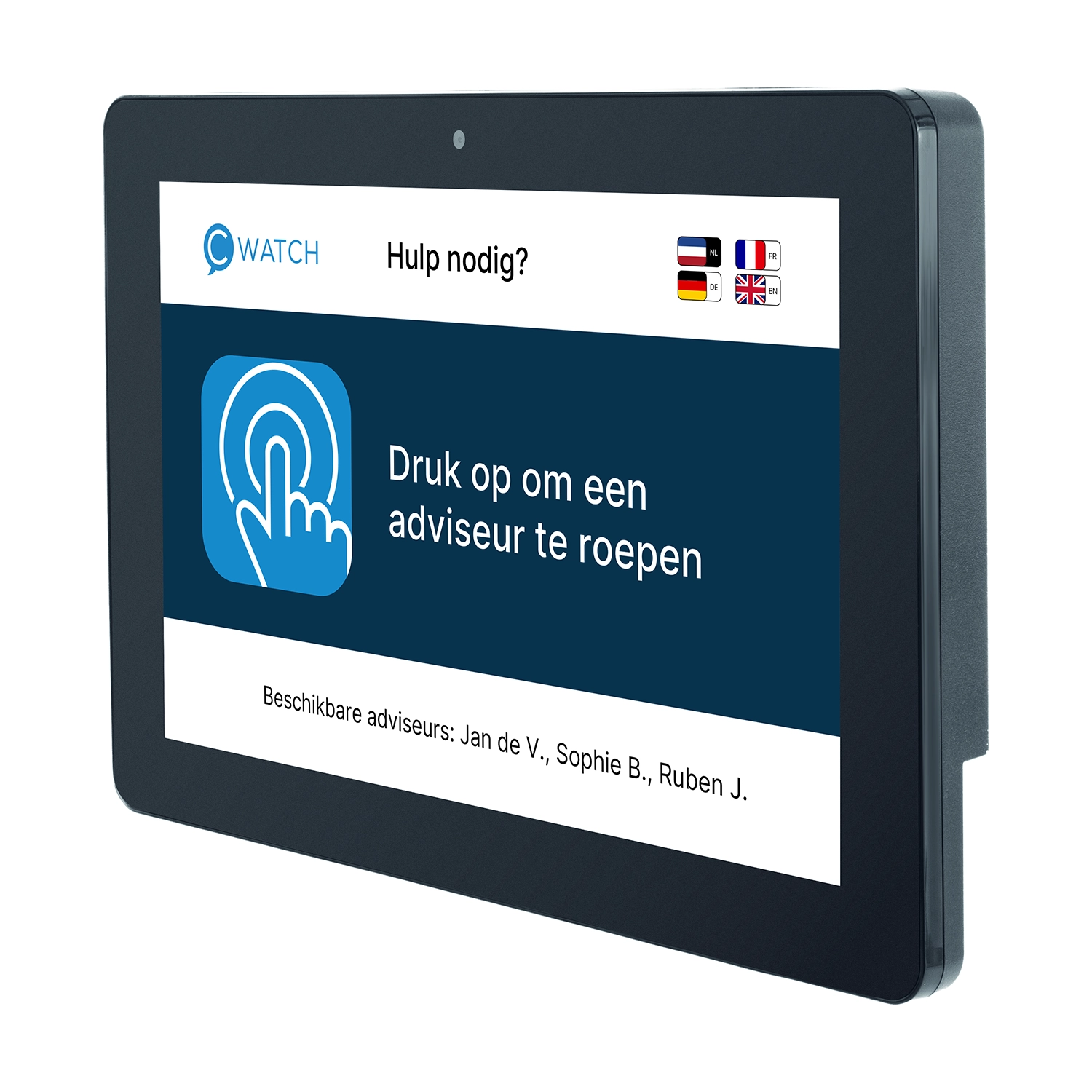 Cpanel Oproepknop Tablet Klantenservice Service