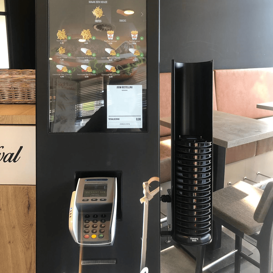 Bestelzuil-(Kiosk)-coaster-dispenser-Vedosign Bestelzuil (Kiosk) Coaster Dispenser Vedosign