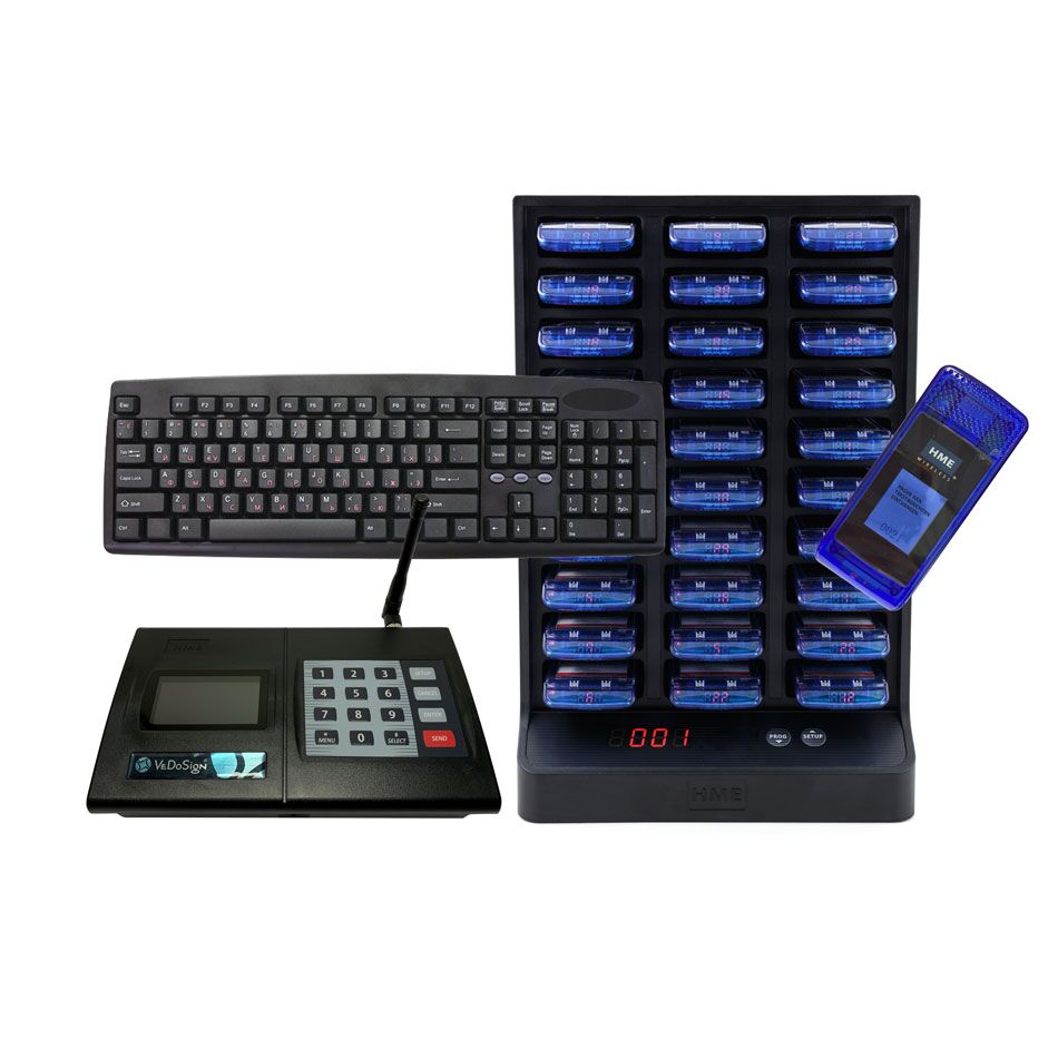 Compleet IQ C ALPHA Oproepsysteem Met 30 IQ Colour Pagers Compleet IQ C ALPHA Oproepsysteem Met 30 IQ Colour Pagers