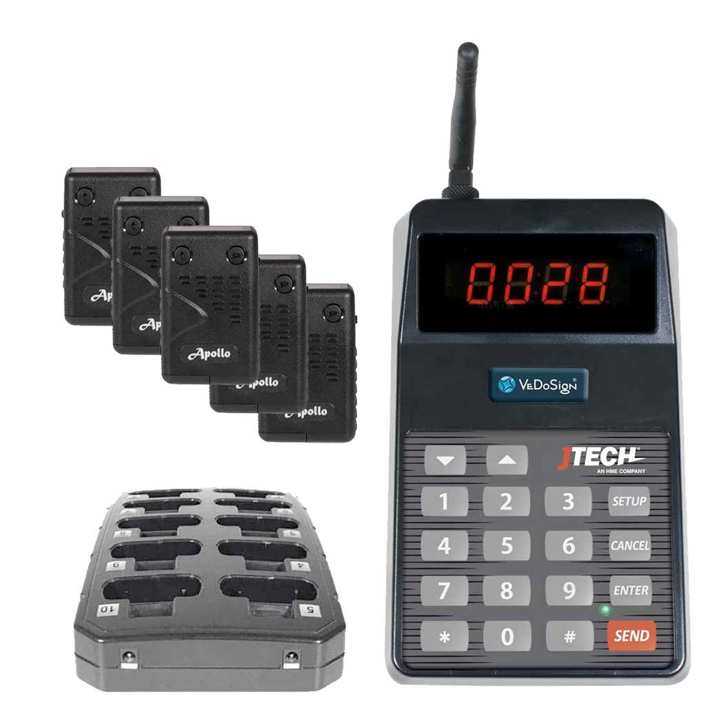 Compleet Litecall Systeem Met 5 Pagers Compleet Litecall Systeem Met 5 Pagers