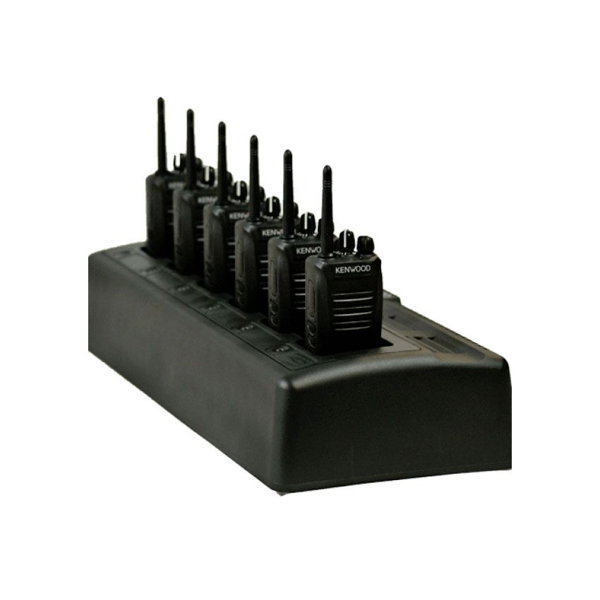 Set Van 6 Kenwood TK 3501 Portofoons En Multilader Set Van 6 Kenwood TK 3501 Portofoons En Multilader