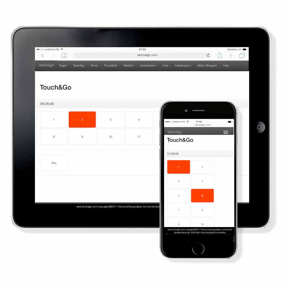 Software Touch&Go Module Ipad Iphone Standaard Software Touch&Go Module Ipad Iphone Standaard