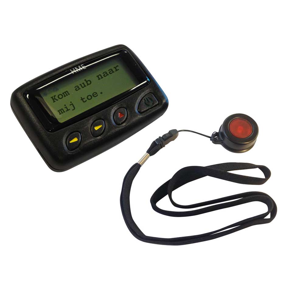 Hulp Oproepsysteem Met Alpha Pager (buzzer) En Noodknop Hulp Oproepsysteem Met Alpha Pager (buzzer) En Noodknop