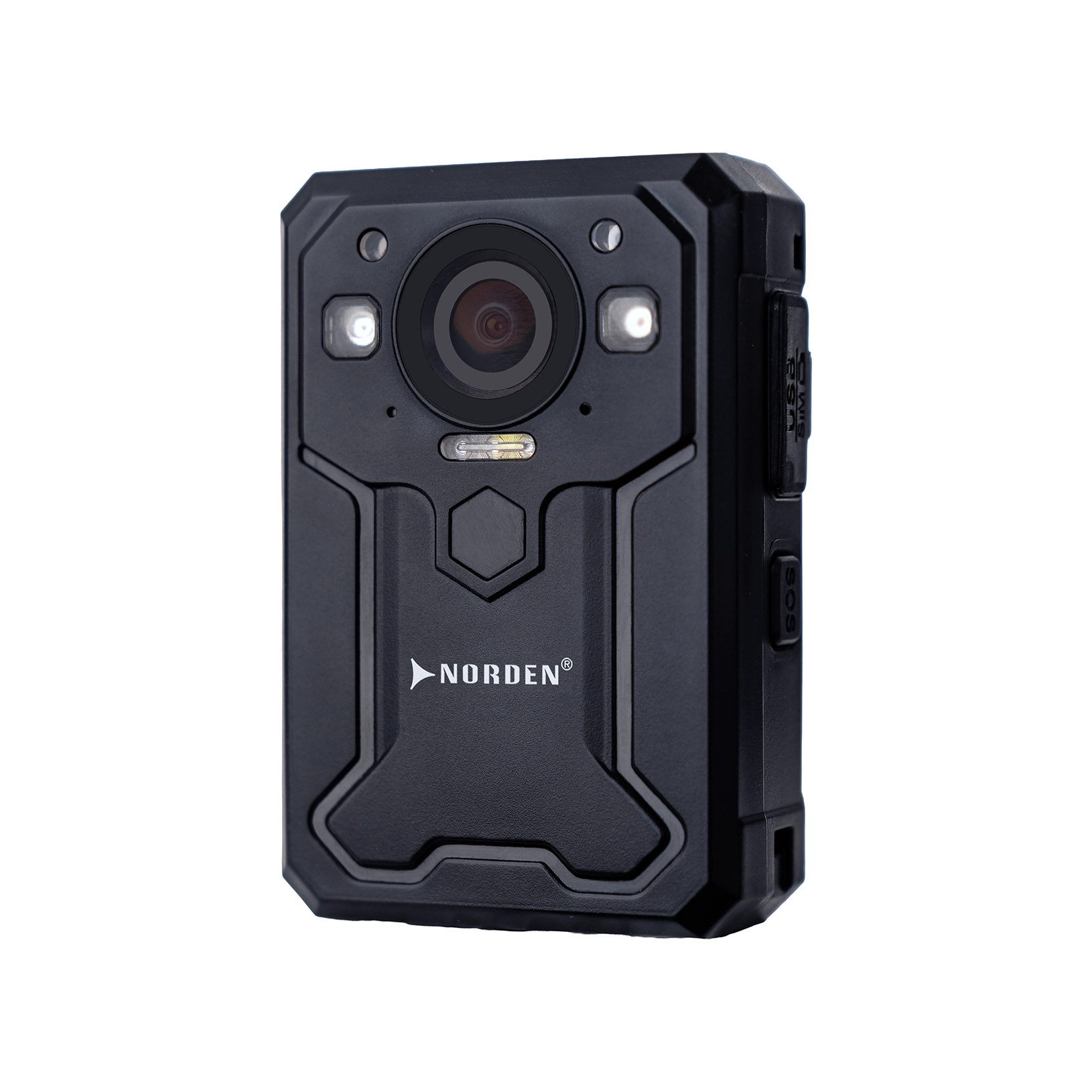 Norden Pro 4G & Wi Fi Body Worn Camera Infrared 32GB Iets Schuin Voorzijde Norden Pro 4G & Wi Fi Body Worn Camera Infrared 32GB Iets Schuin Voorzijde