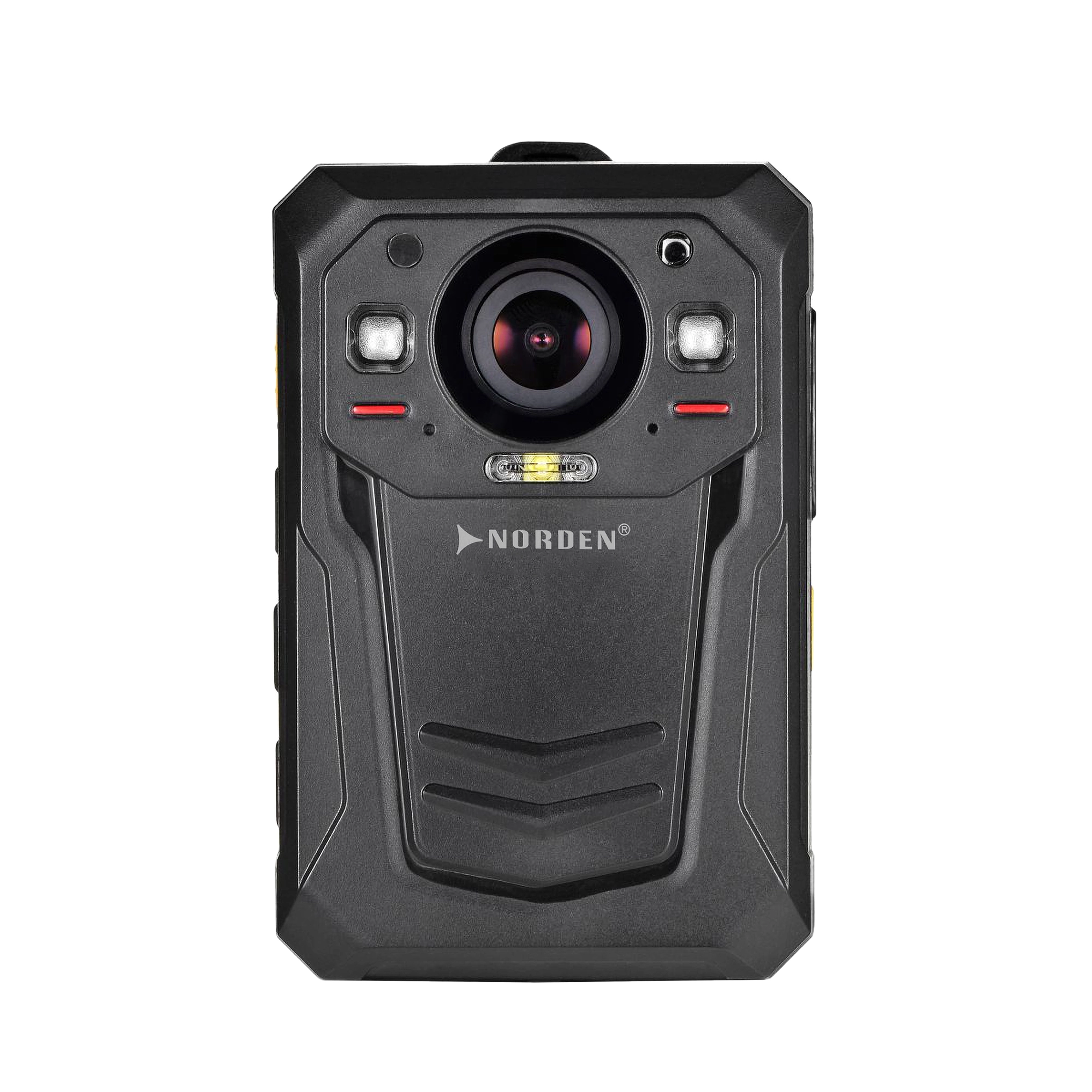 Norden Pro Plus 4G & Wi Fi Body Worn Camera, 64 Megapixel, Infrared, 32GB Memory Voorzijde Bodycam