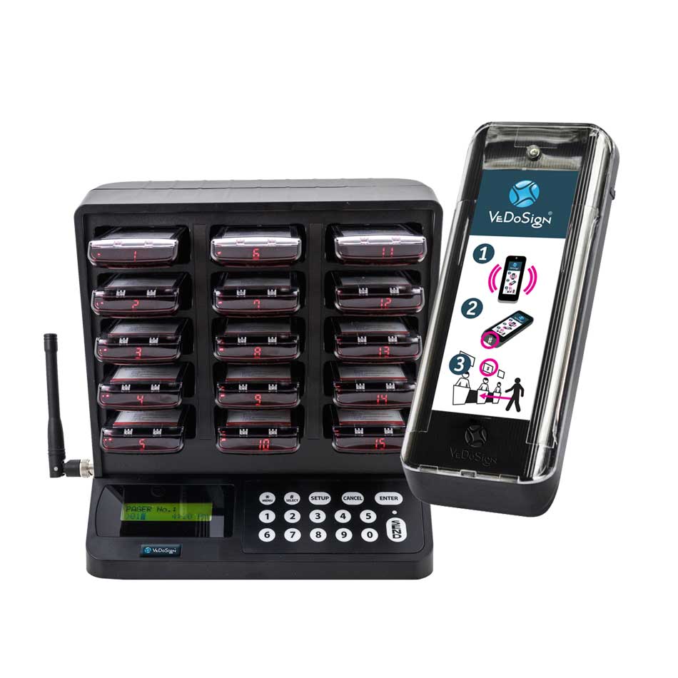 Patiënten Oproepsysteem All In One Met 15 Pagers Patiënten Oproepsysteem All In One Met 15 Pagers