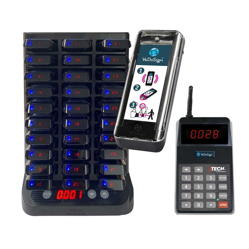 Patiënten Oproepsysteem Met 20 Pagers Patiënten Oproepsysteem Met 20 Pagers