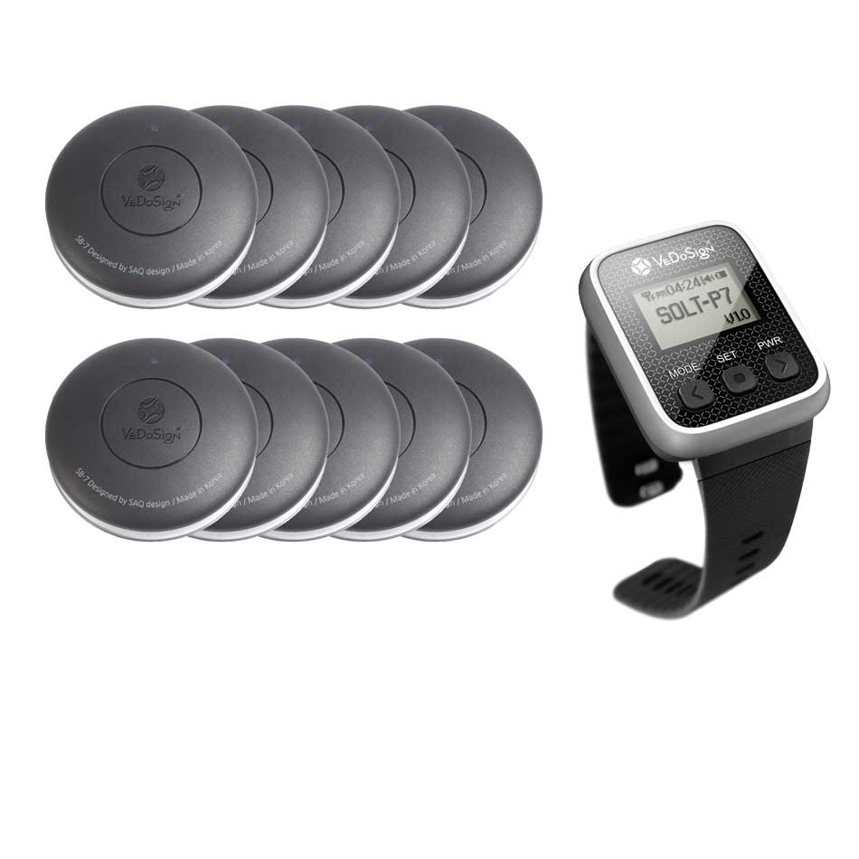 Service Oproepsysteem Premium 1 Knops 10 Knoppen 1 Horloge Service Oproepsysteem Premium 1 Knops 10 Knoppen 1 Horloge