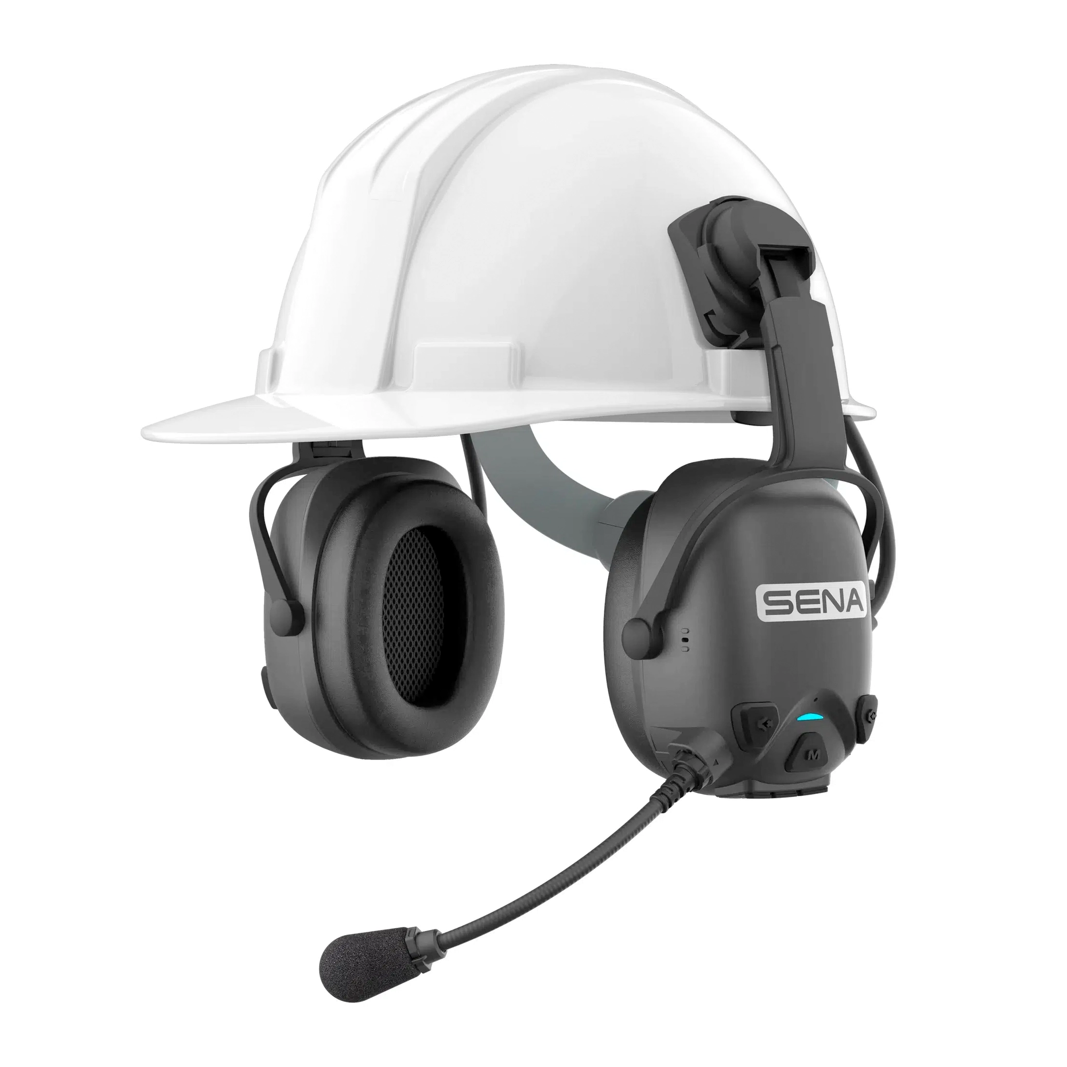 Sena CAST Headset Met Helmbevestiging Voorzijde Helm Sena CAST Headset Met Helmbevestiging Voorzijde Helm