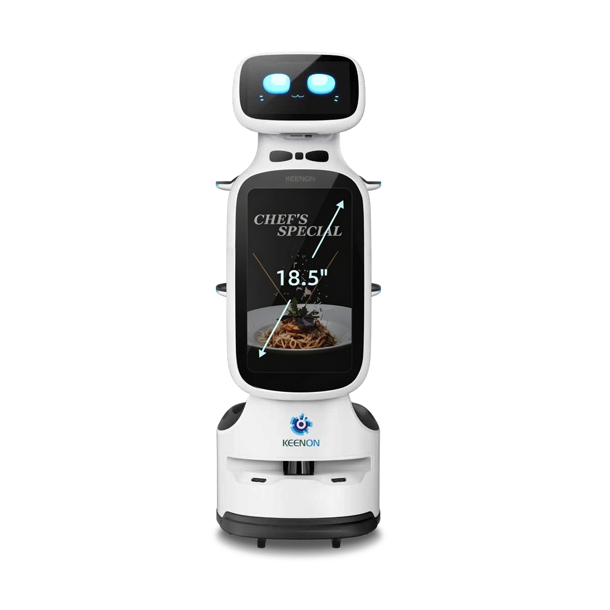 T11 Delivery Promo Robot Voorzijde Promotiescherm
