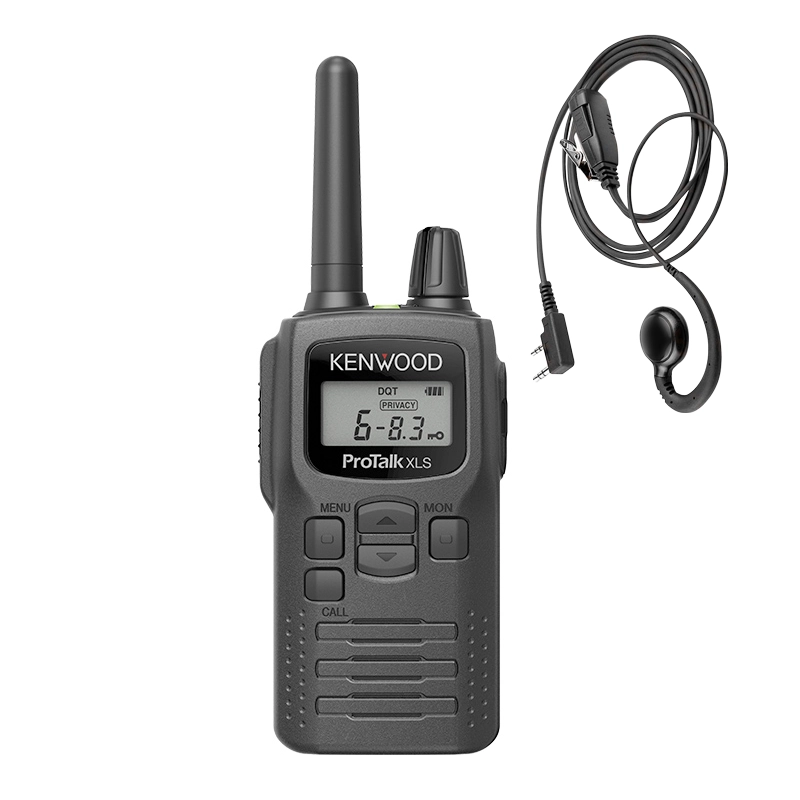 Kenwood PKT 300 Portofoon Compact Vergunningsvrij Met C Oortje Met K1 Aansluiting Kenwood