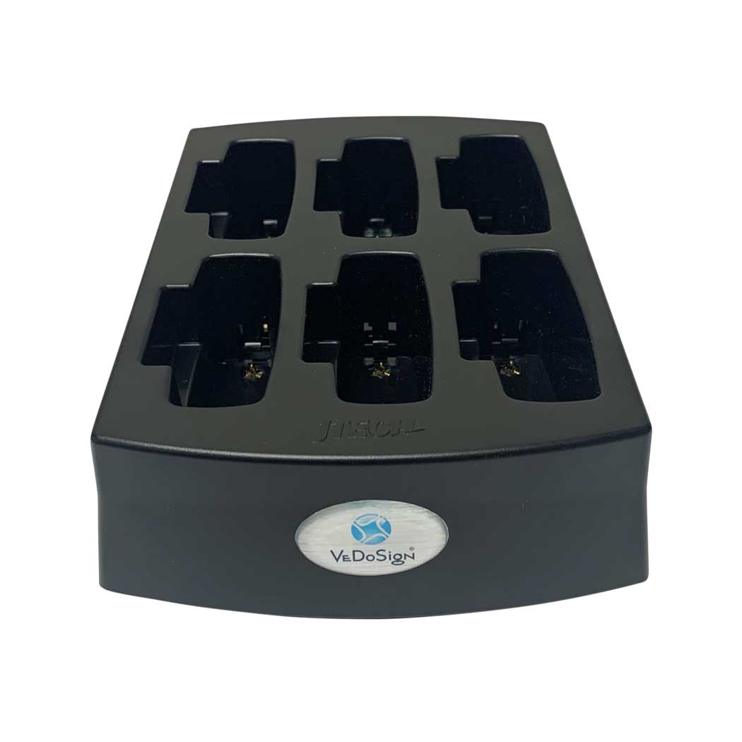 Oplaadstation Rugged Pagers 6 Posities Front Oplaadstation Rugged Pagers 6 Posities Front