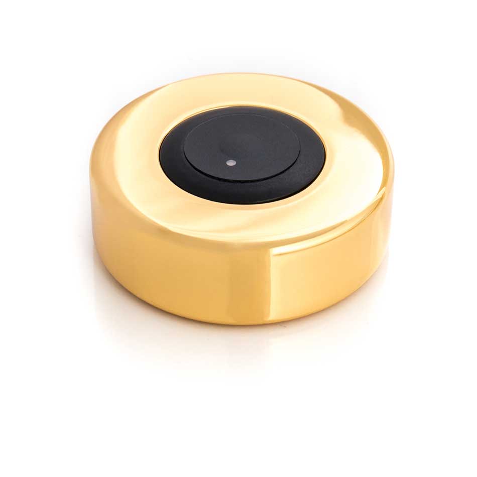 EasyCall Oproepknop Goud Met Zwarte Knop EasyCall Oproepknop Goud Met Zwarte Knop
