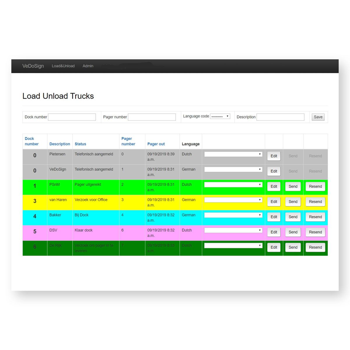 Software Laad & Los Module Logistiek