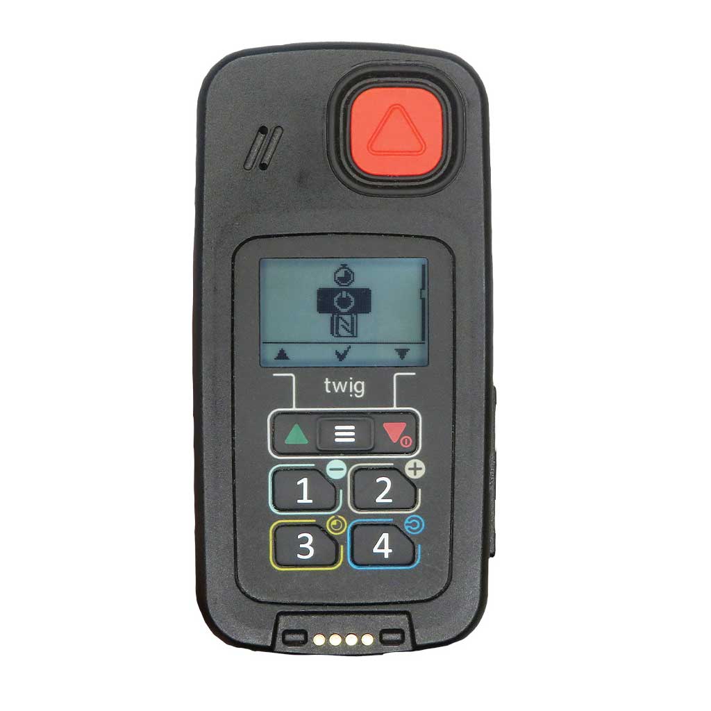 TWIG ONE GPS Man Down SRD Waterdicht Stofdicht Mobiele Noodknop Voorzijde