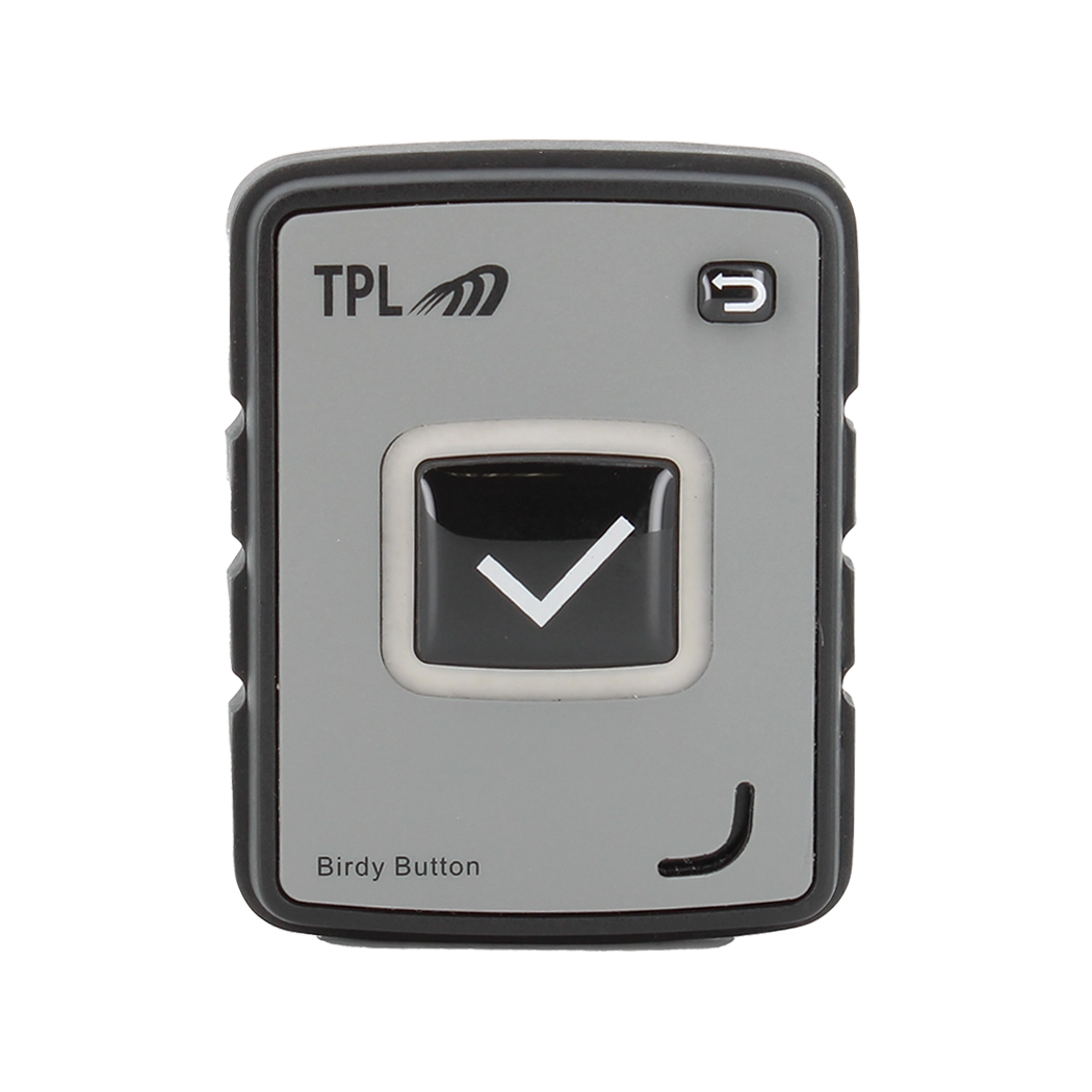 Birdy Button Slimme Noodknop Én Tracker Compact Voorzijde