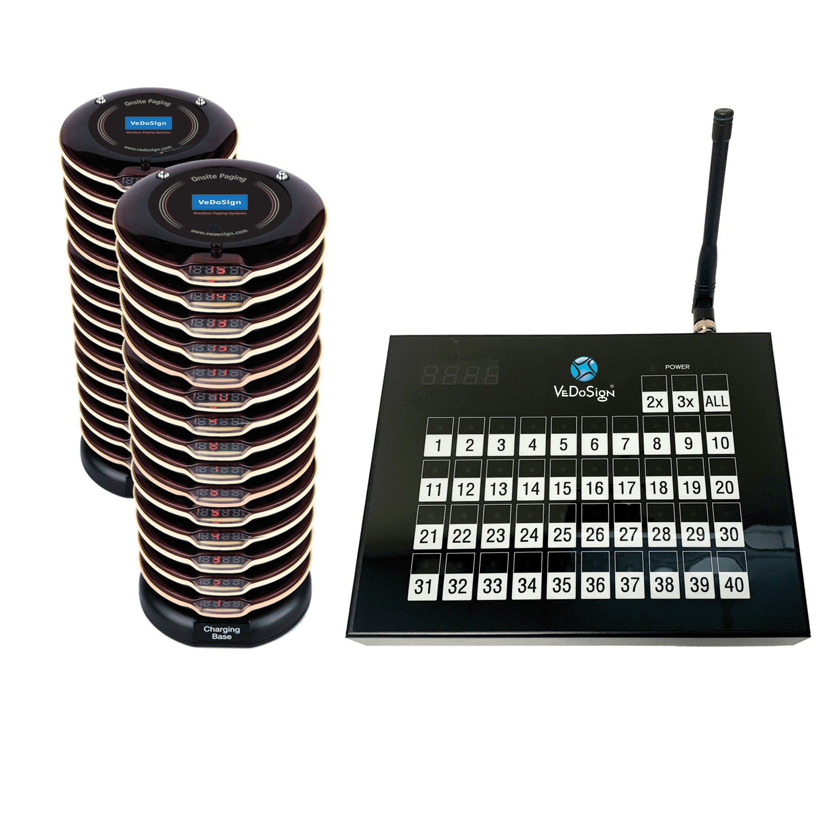 Compleet Touch&Go 40B Gasten Oproepsysteem Met 30 (2x15) Premium Coasters Compleet Touch&Go 40B Gasten Oproepsysteem Met 30 (2x15) Premium Coasters