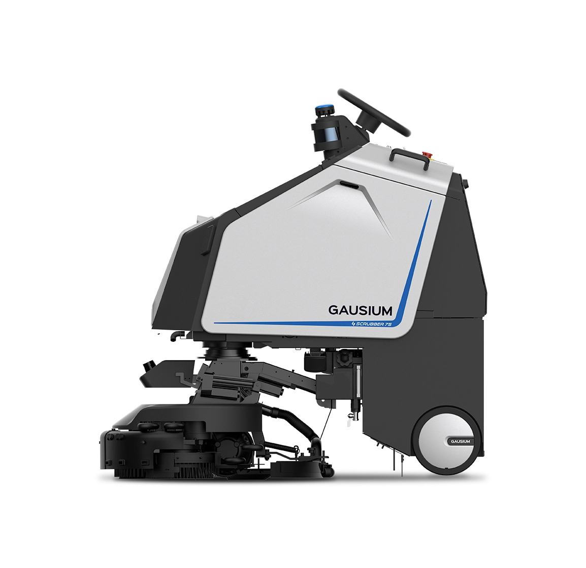 Ecobot 75 Scrubber Schoonmaakrobot Zij Links VeDoSign