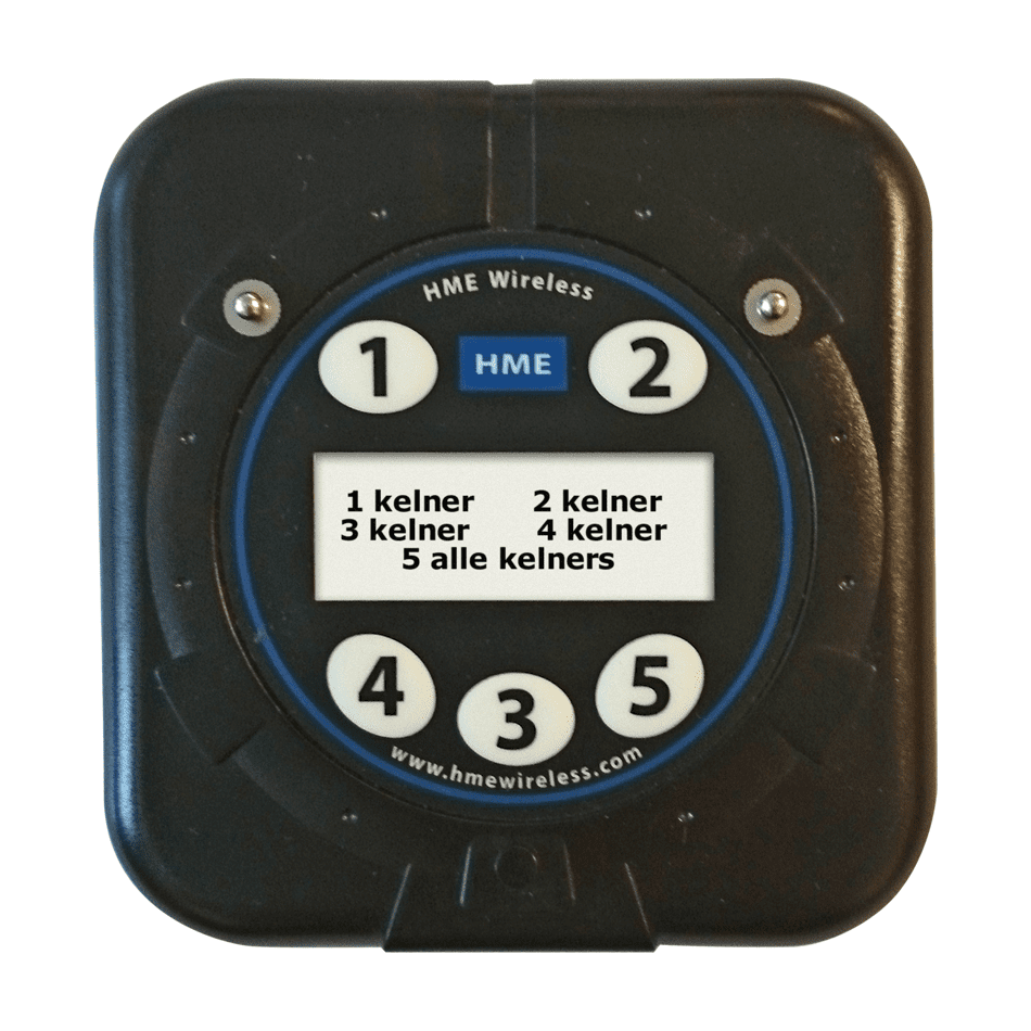 Eenvoudige Keukenoproep Transmitter Voor 5 Kelners Eenvoudige Keukenoproep Transmitter Voor 5 Kelners