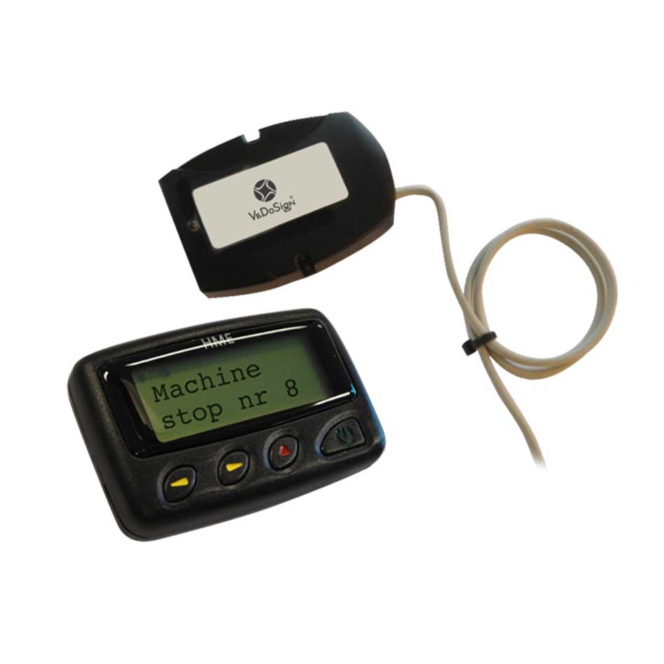 Potentiaal Tekstzender Met ALPHA Pager Potentiaal Tekstzender Met ALPHA Pager