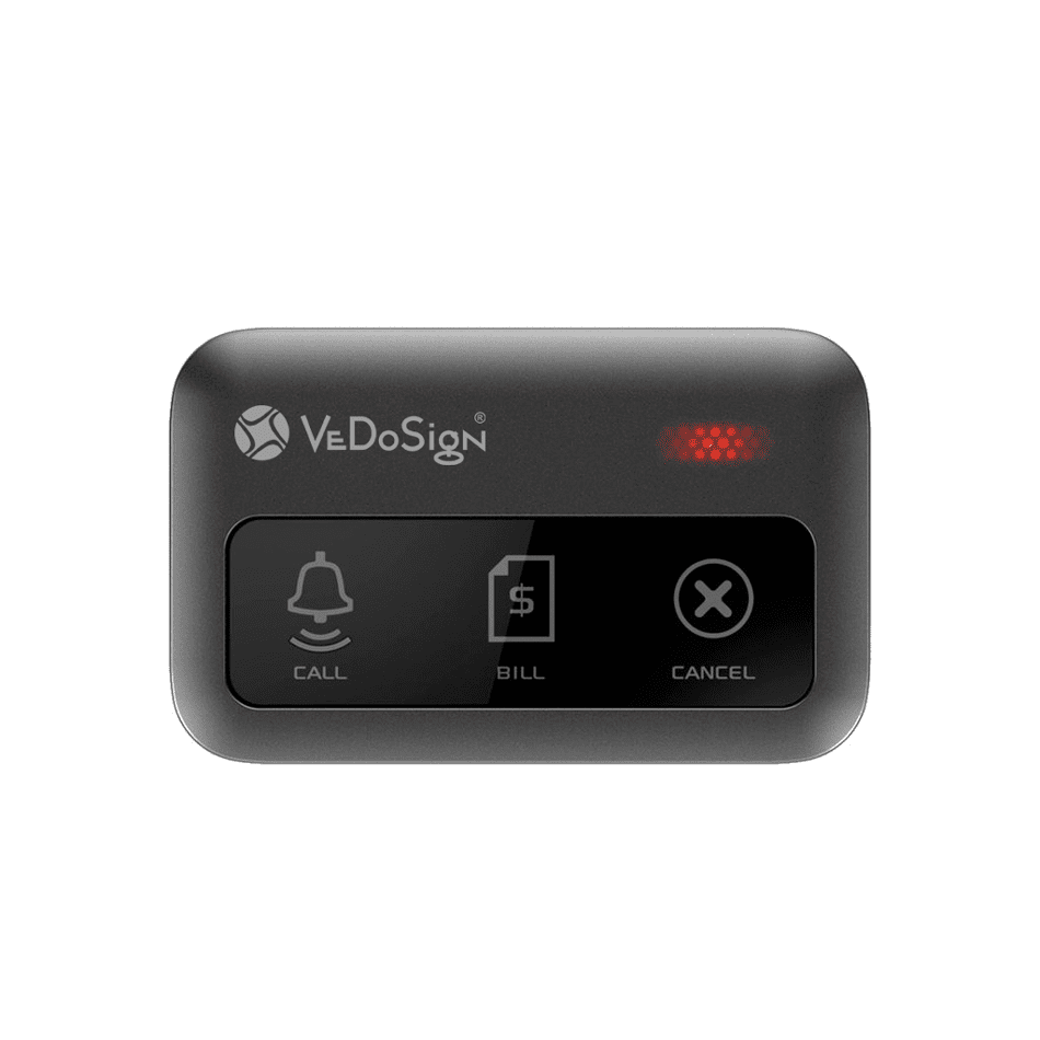 Serviceknop Kelner Premium 3 Knops VeDoSign Serviceknop Kelner Premium 3 Knops VeDoSign