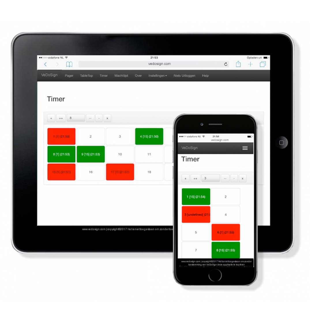 Software Timer Module Ipad Iphone Standaard