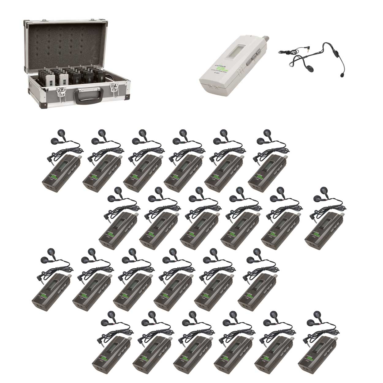 Rondleidingsysteem Guide VDS 500 24 Oortjes