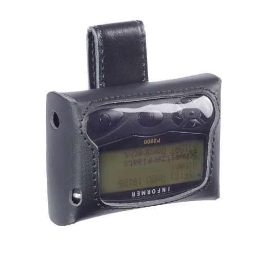 Lederen Holster Informer Pro P2000 Pager