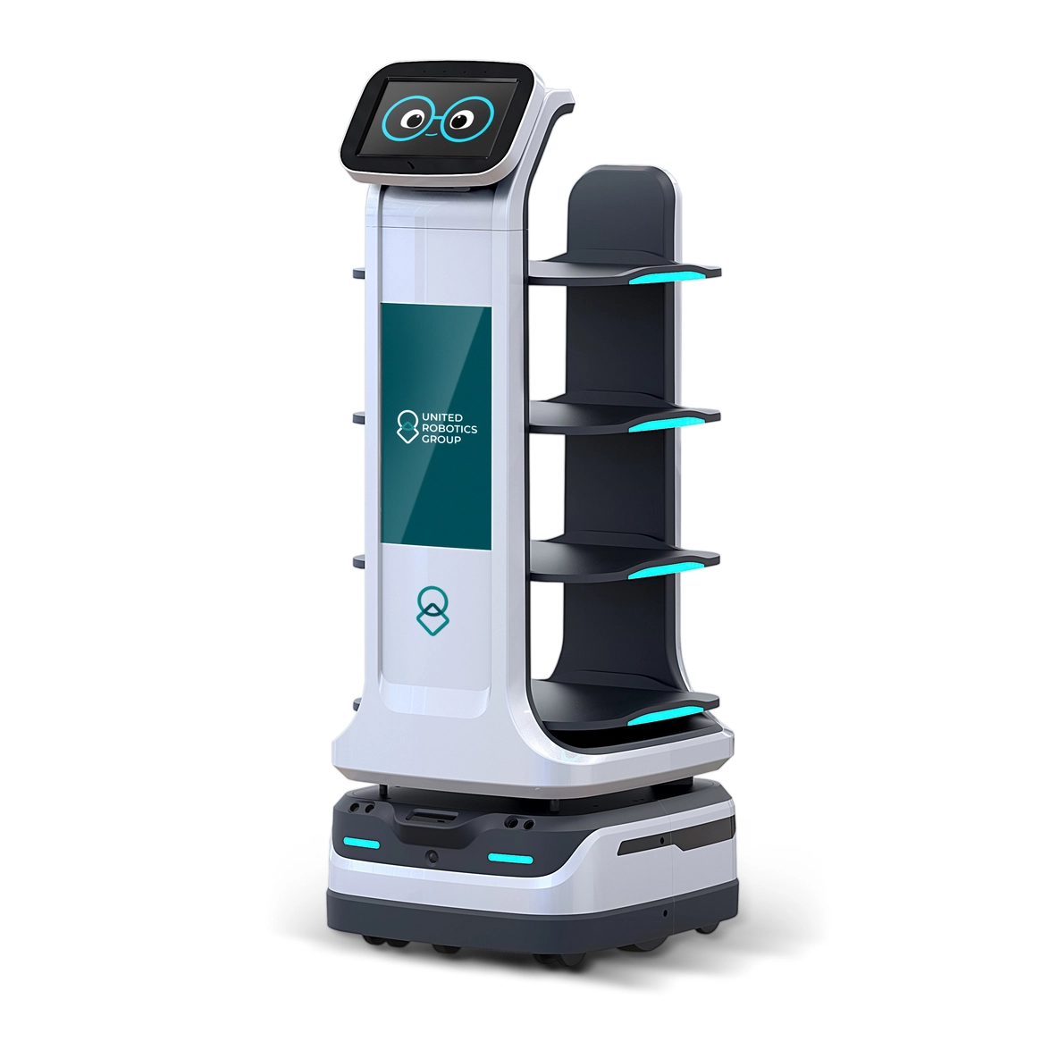 U Serve United Media Delivery Robot Robot Vrij Voor Schuin U Serve United Media Delivery Robot Robot Vrij Voor Schuin